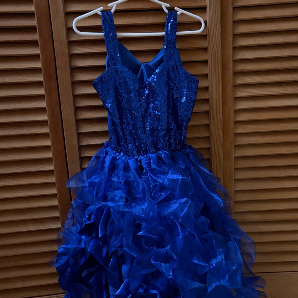 Elegant Royal Blue Kids Formal Dress